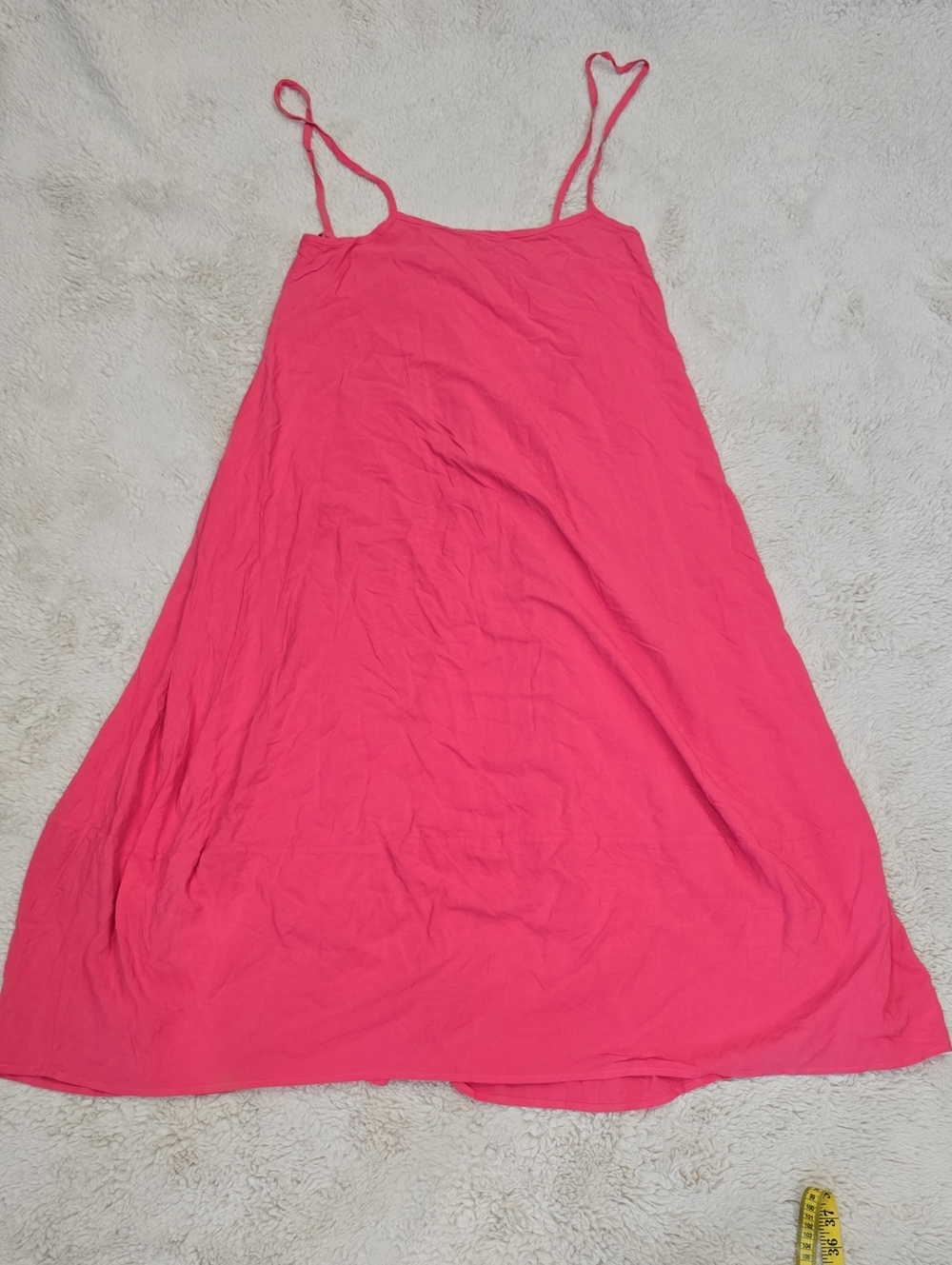 Sanctuary Hot Pink Slip Dress with Spaghetti Straps
